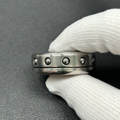 Dealer Button Stainless Steel