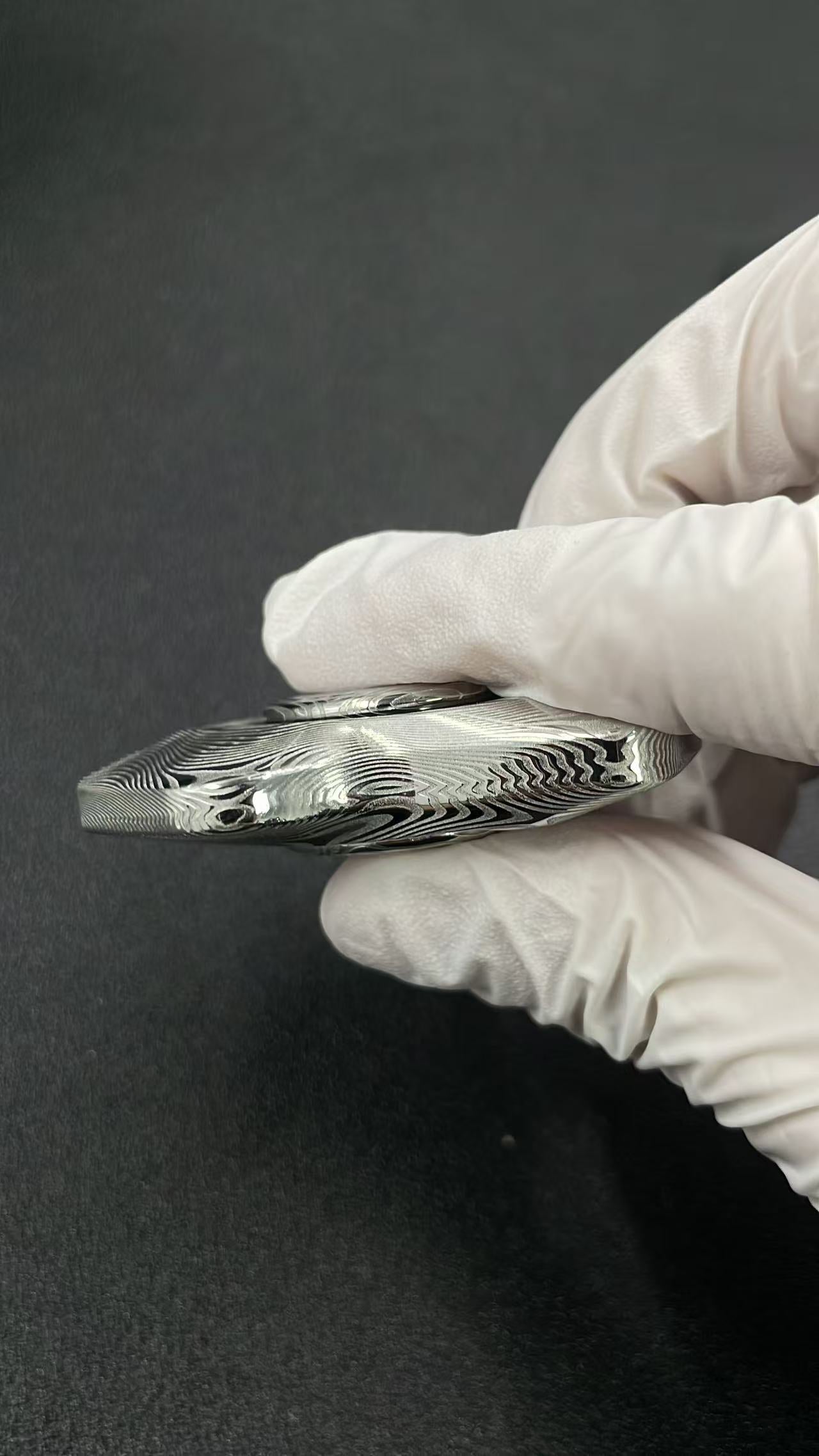 Phantom Dual Leaf Damasteel