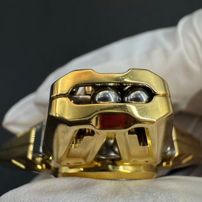 God of Time Stainless Steel Gold Plated