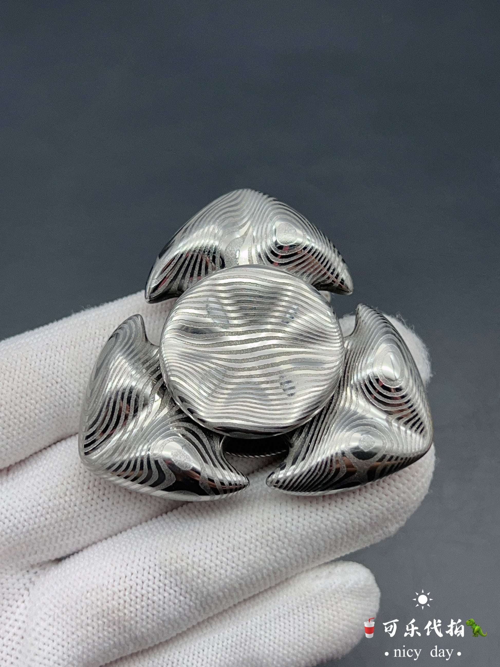 Fat Squid Damasteel