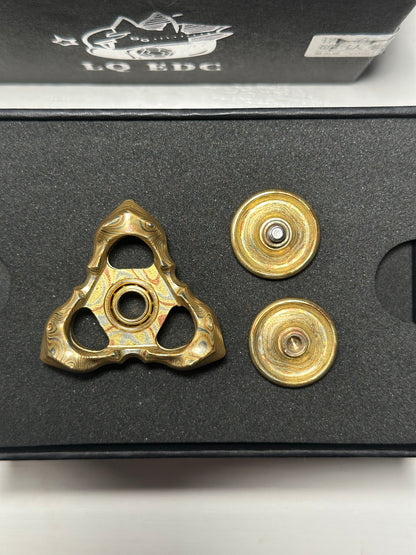 Thorns And Fog Mokume Etched