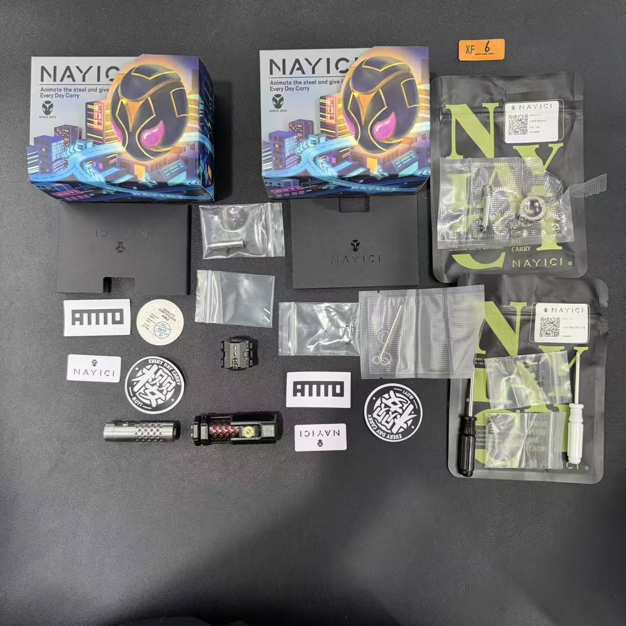 NAYICI Musketeer Titanium PVD Coated