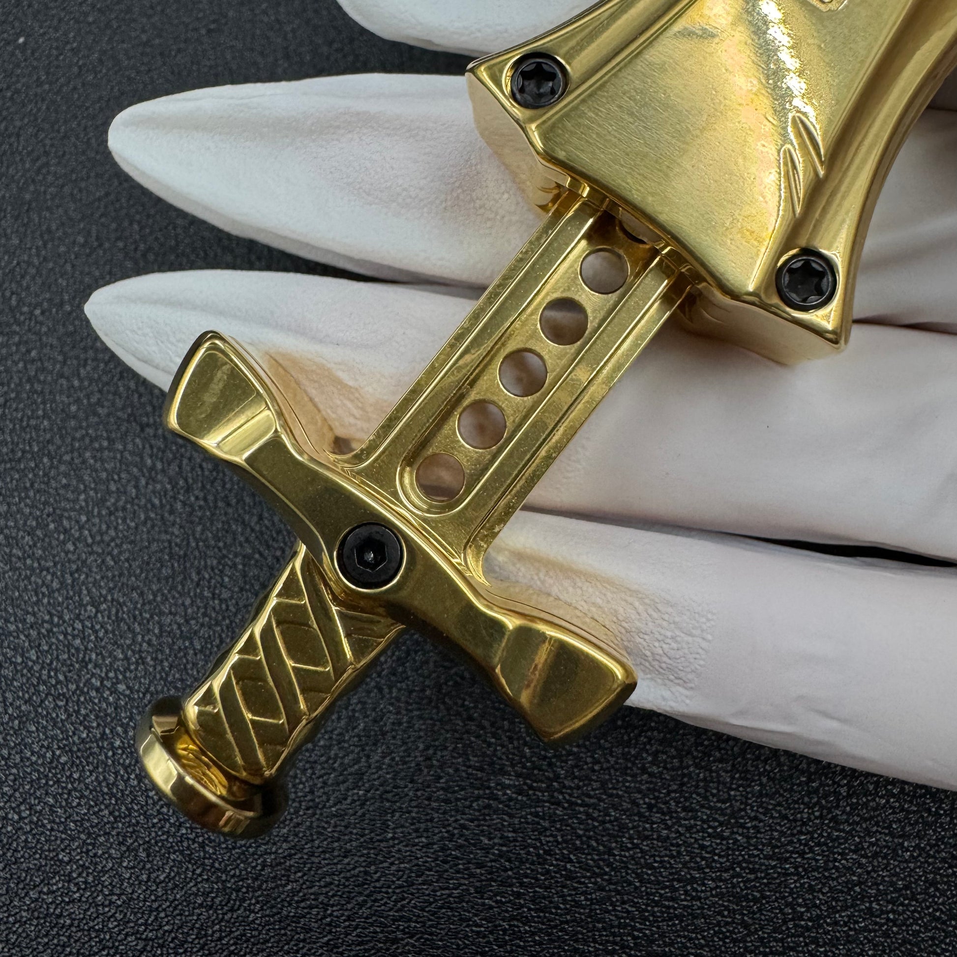 Master Sword Stainless Steel Gold Plated