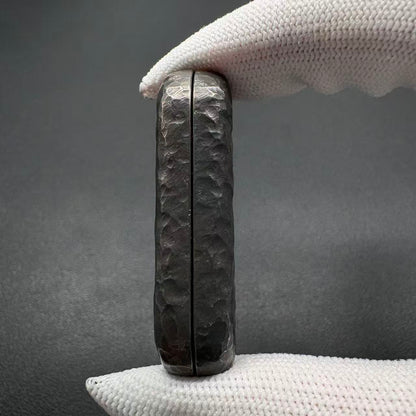 Floating Cloud Titanium Stone Textured Engraved Polished