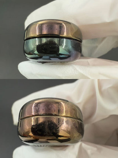 Floating Cloud Zirconium Color-Anodized Polished