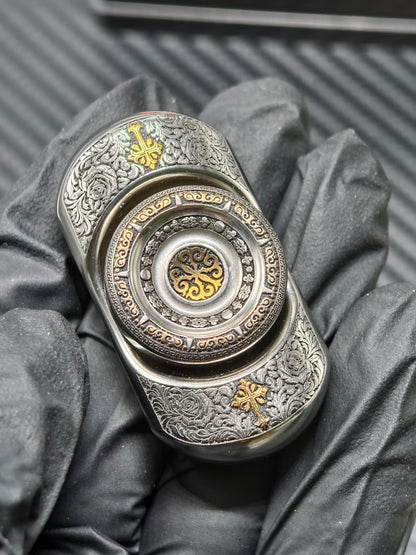 Origin Point Titanium Engraved
