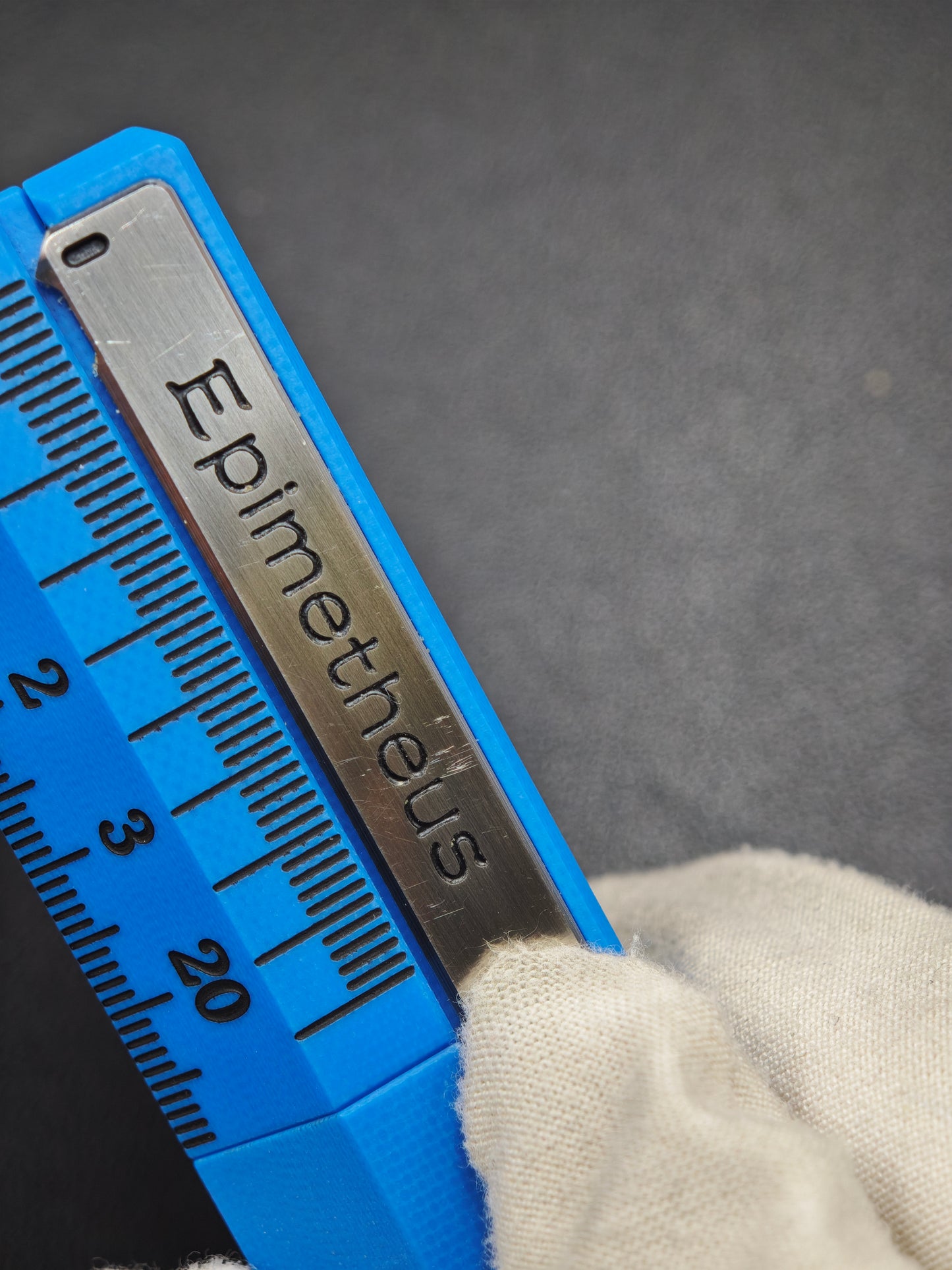 Quirky Ruler Stainless Steel G10