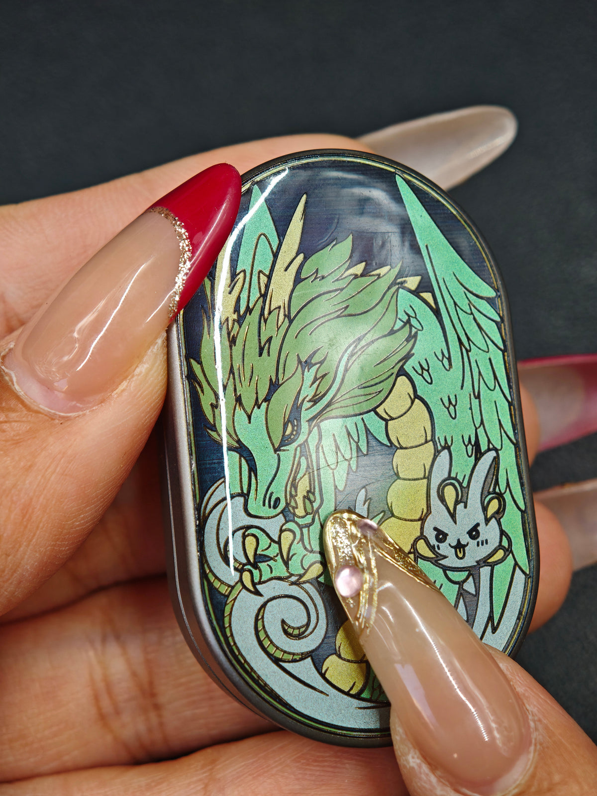 Dragon Rhythm Titanium Resin-Sealed