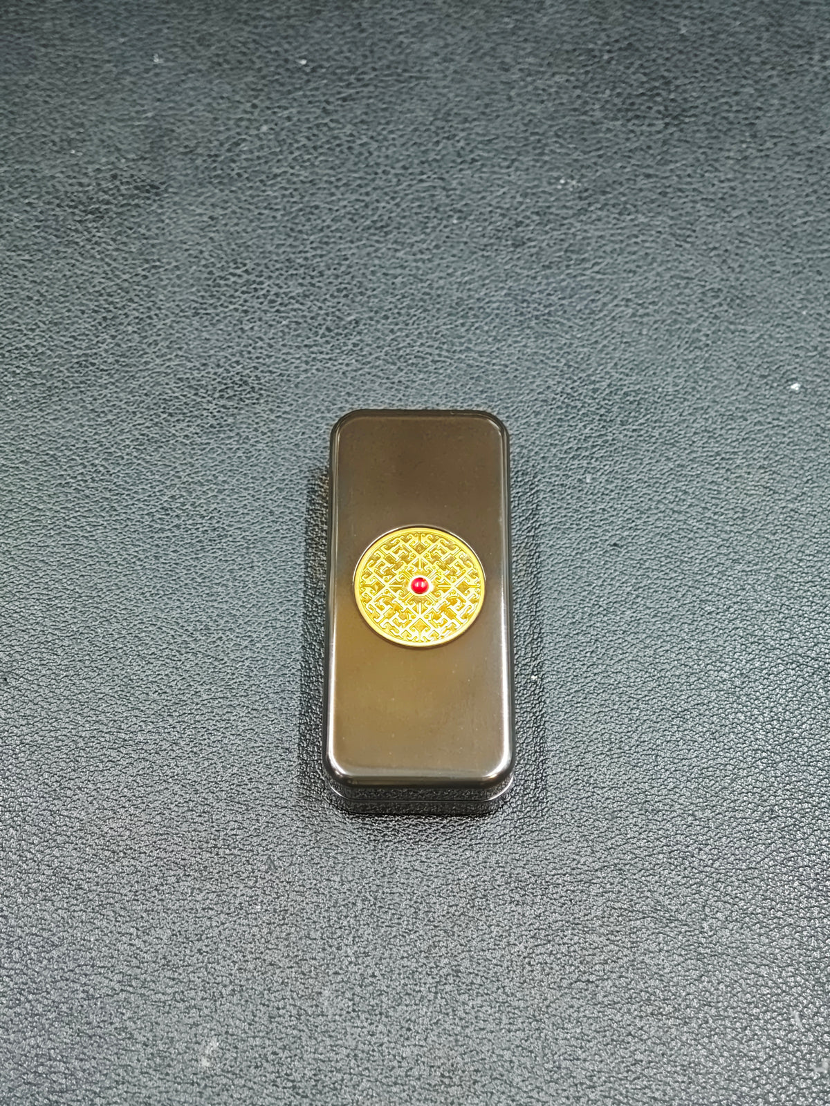 Brocade & Azure Paperweight Zirconium Polished