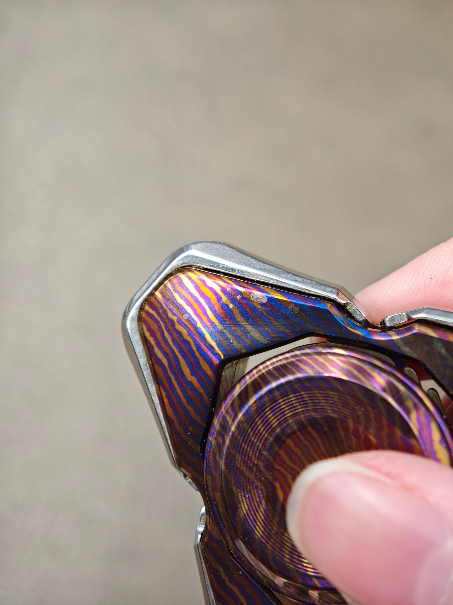 Qs Damasteel Mokuti Titanium