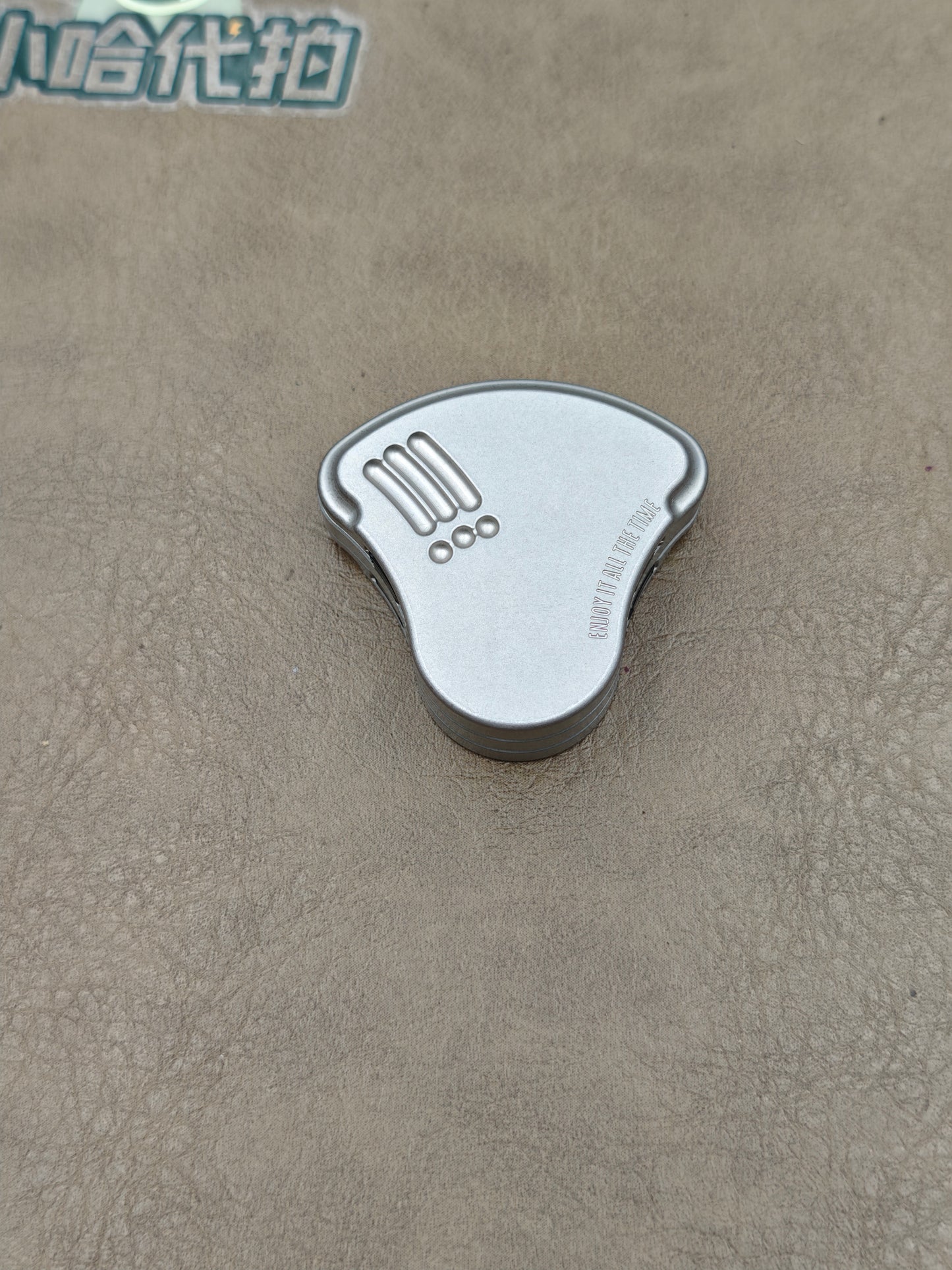 Balled Shell Stainless Steel Stonewashed