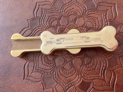 Thorn Light Steam Bone Stainless Steel Brass