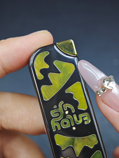 Q Mechanical Zirconium Engraved