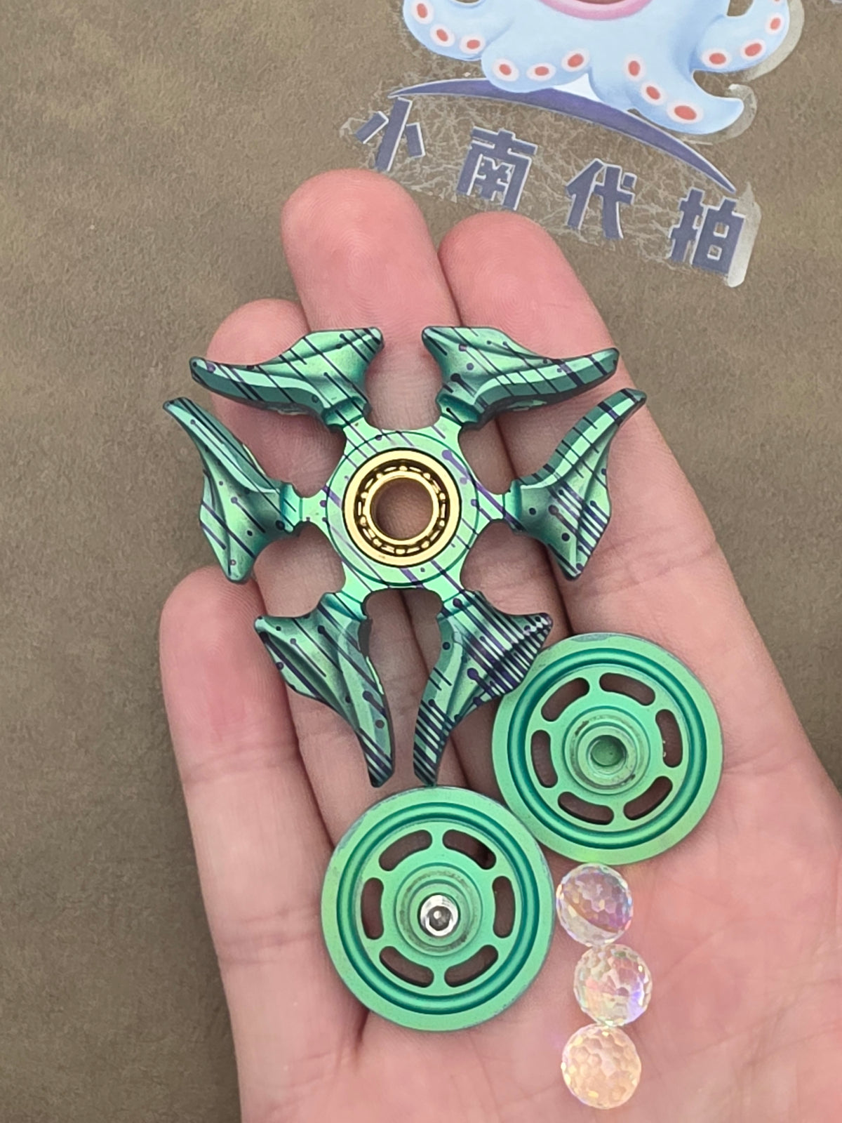 Sandblasted Medusa 2.0 Titanium Color-Anodized 1 of 3