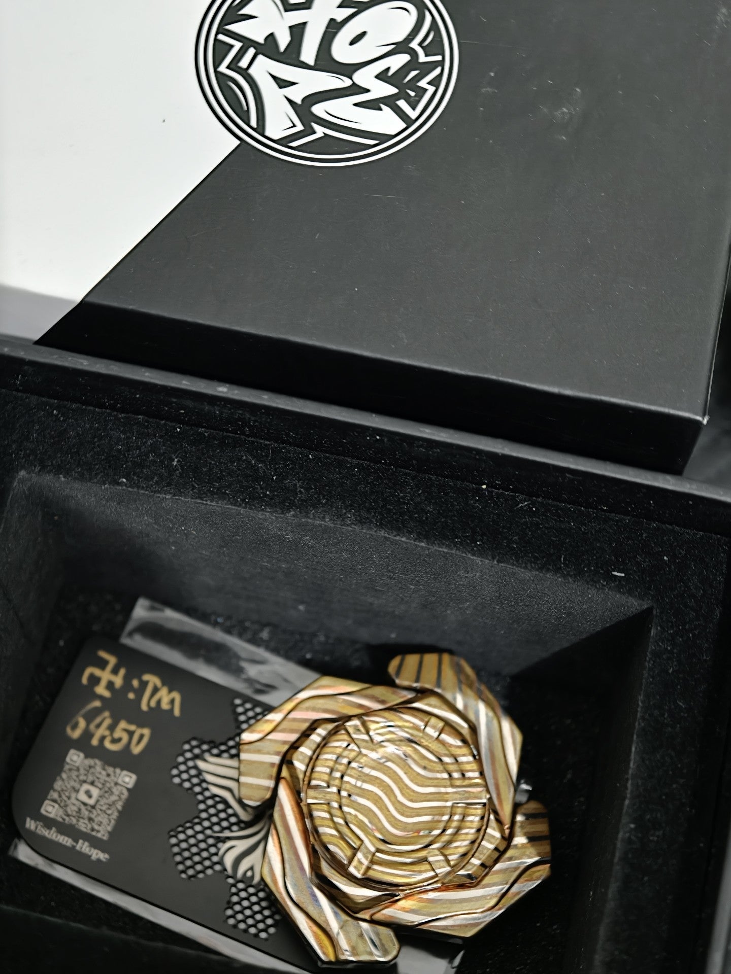 Haze Shell Opening Mokume