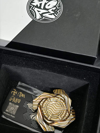 Haze Shell Opening Mokume