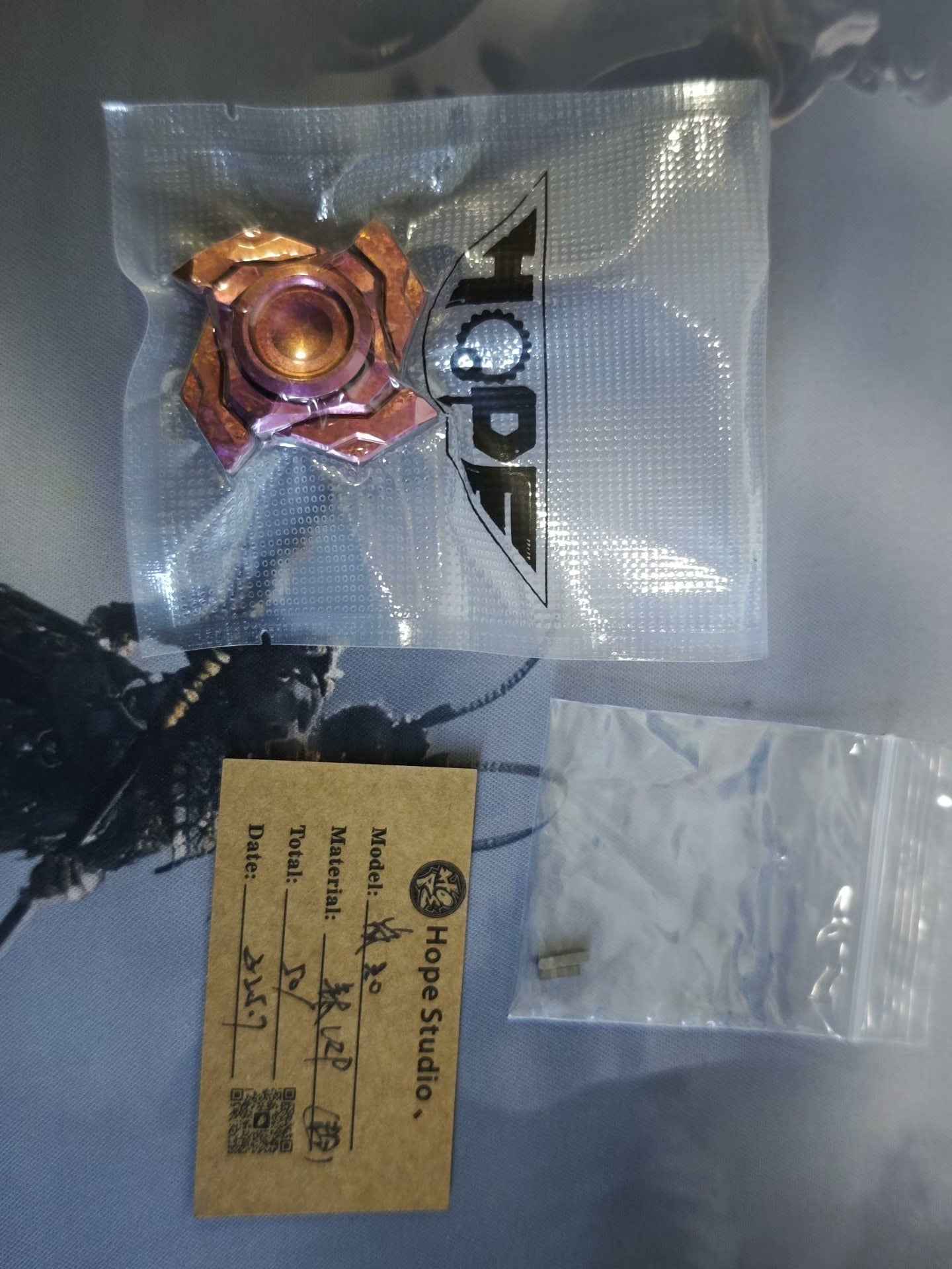 Haze Crystallized Titanium Tungsten Brand New