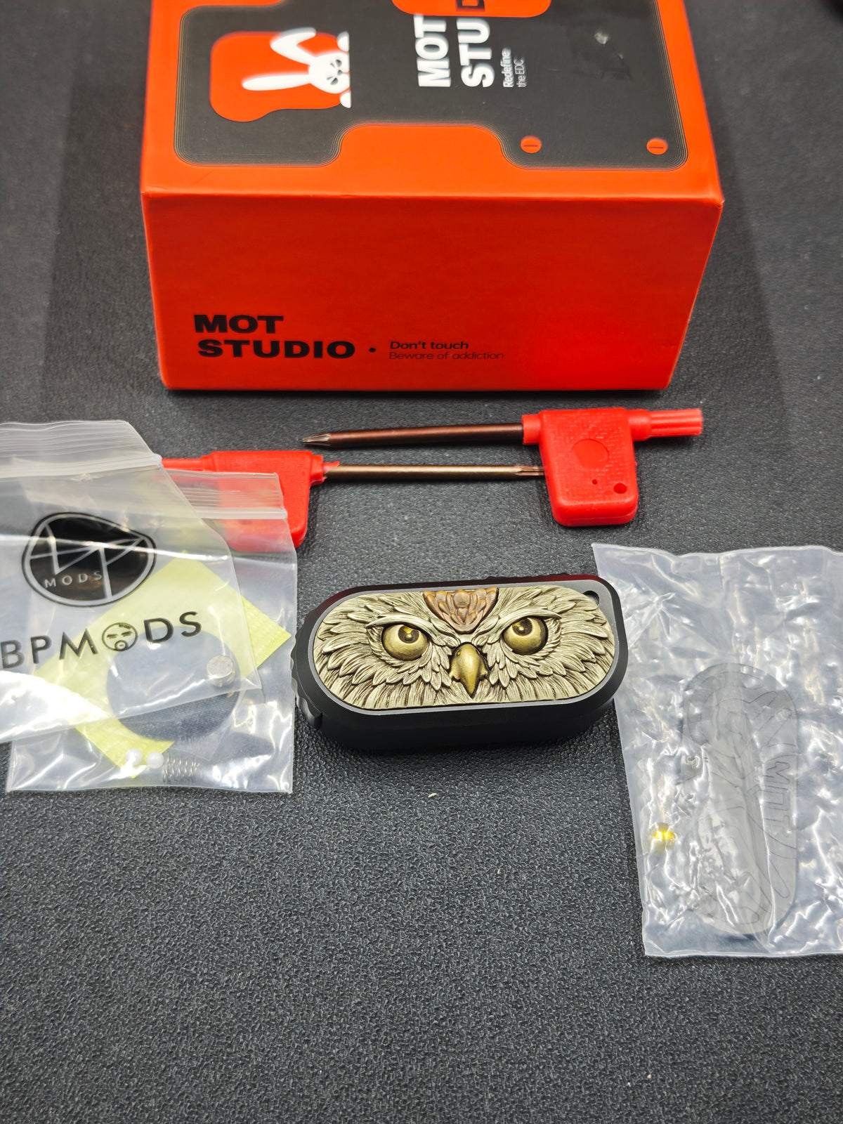 Owl Stainless Steel PVD Coated