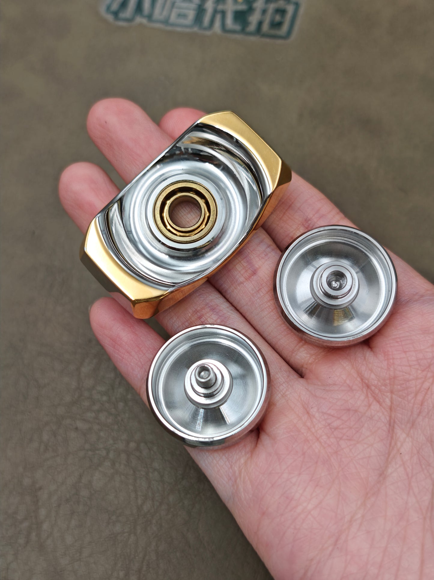 Mighty Tiger Stainless Steel Gold Plated