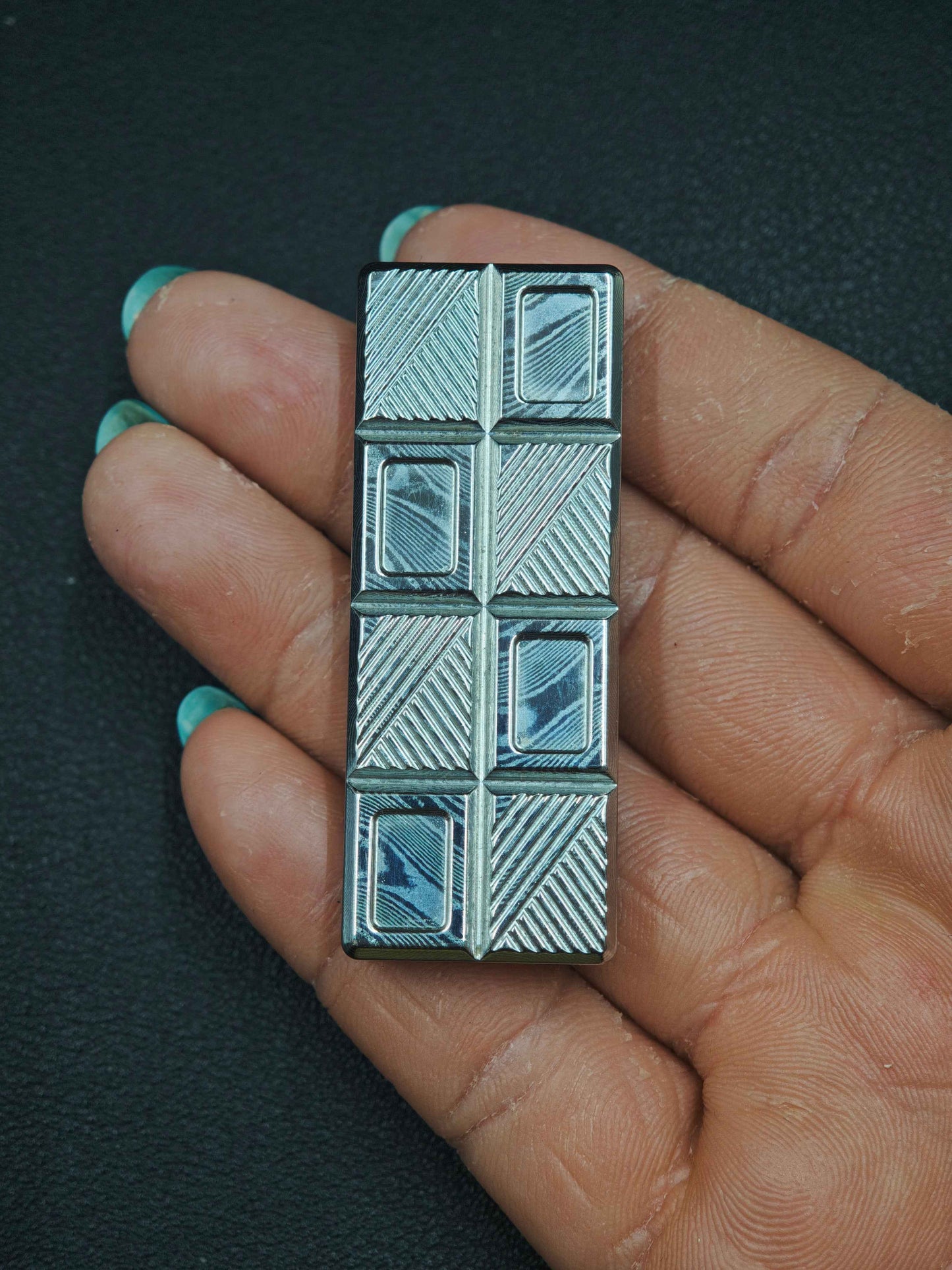 01EDC Ultra-Thin Wafer Slider Damasteel