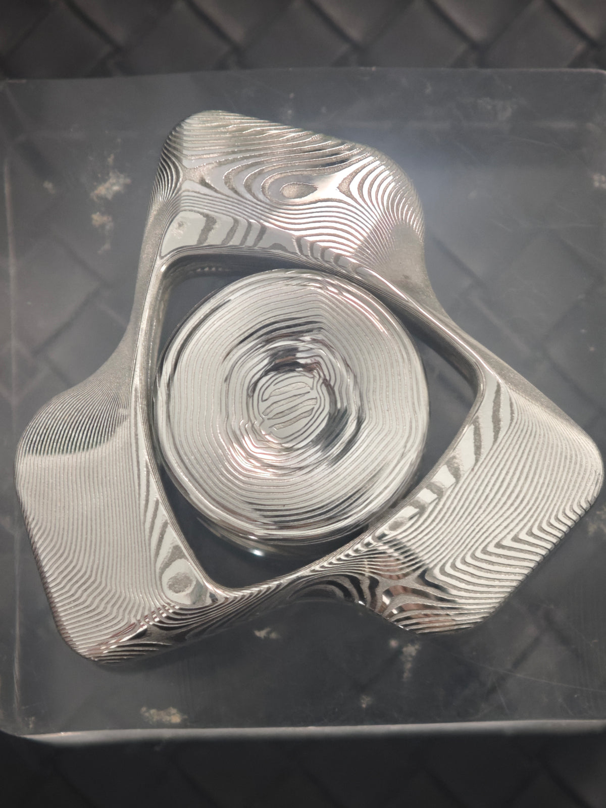 Phantom Dual Leaf Damasteel