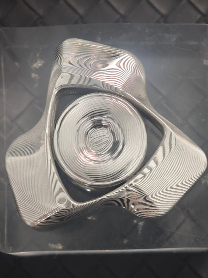Phantom Dual Leaf Damasteel