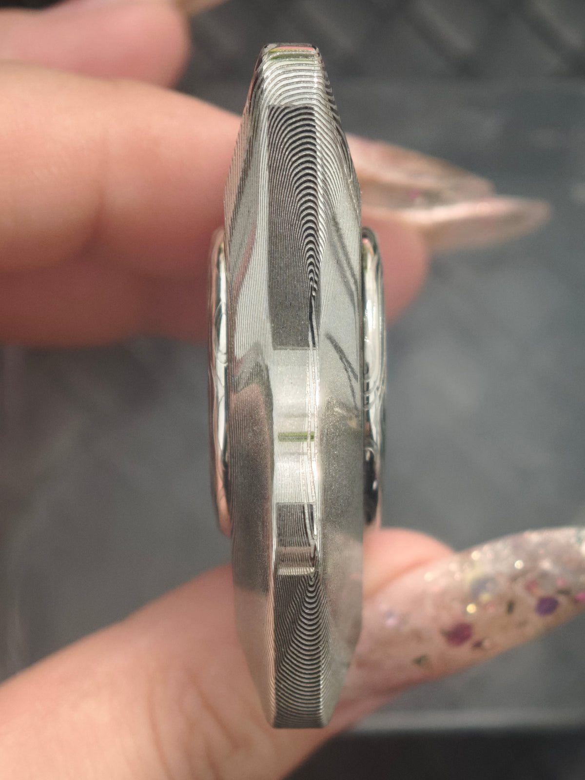 Phantom Dual Leaf Damasteel