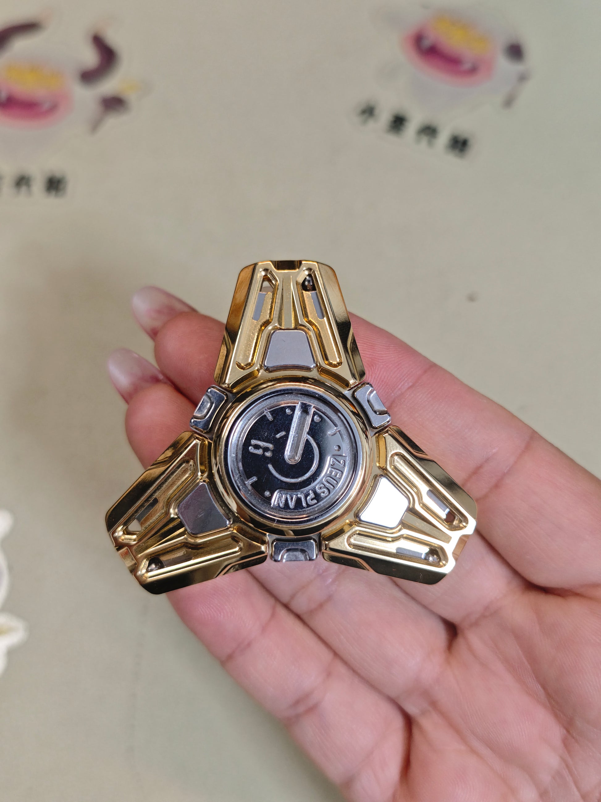 God of Time Stainless Steel Gold Plated