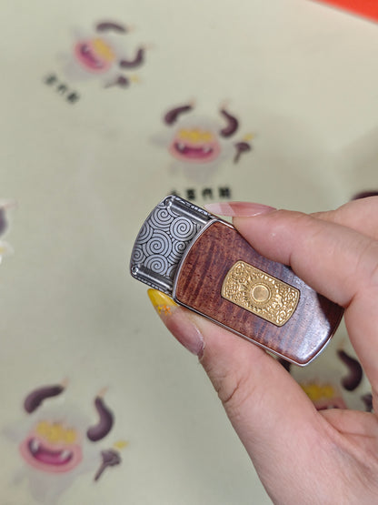 Root Three Redwood Engraved