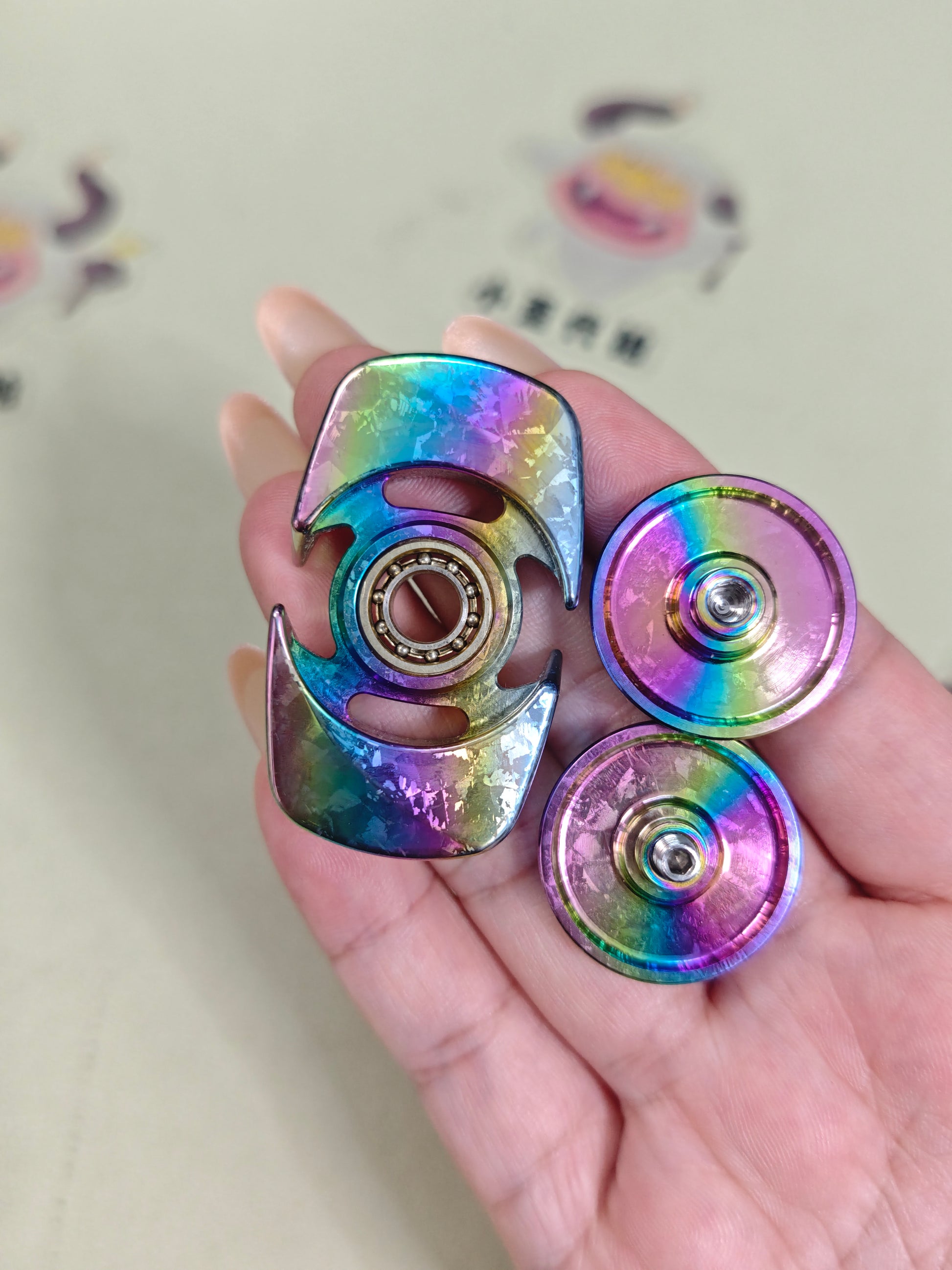 Premium Exquisite Cloud Crystallized Titanium