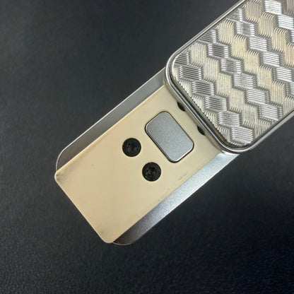 Guilloch Stainless Steel Titanium