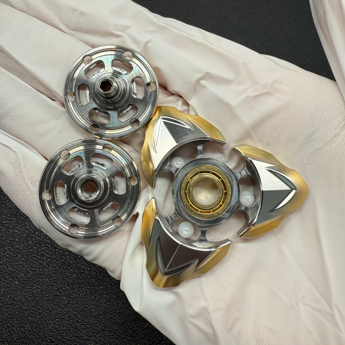 Dragon Pearl Stainless Steel Gold Plated Machine Finished