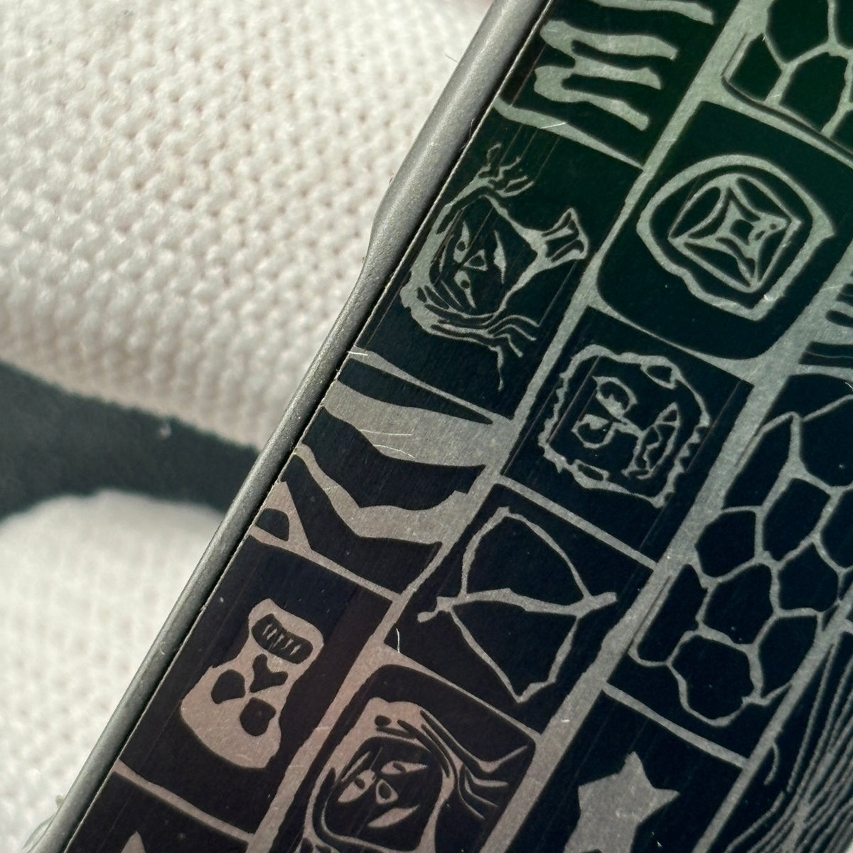 Power Train Damasteel Engraved
