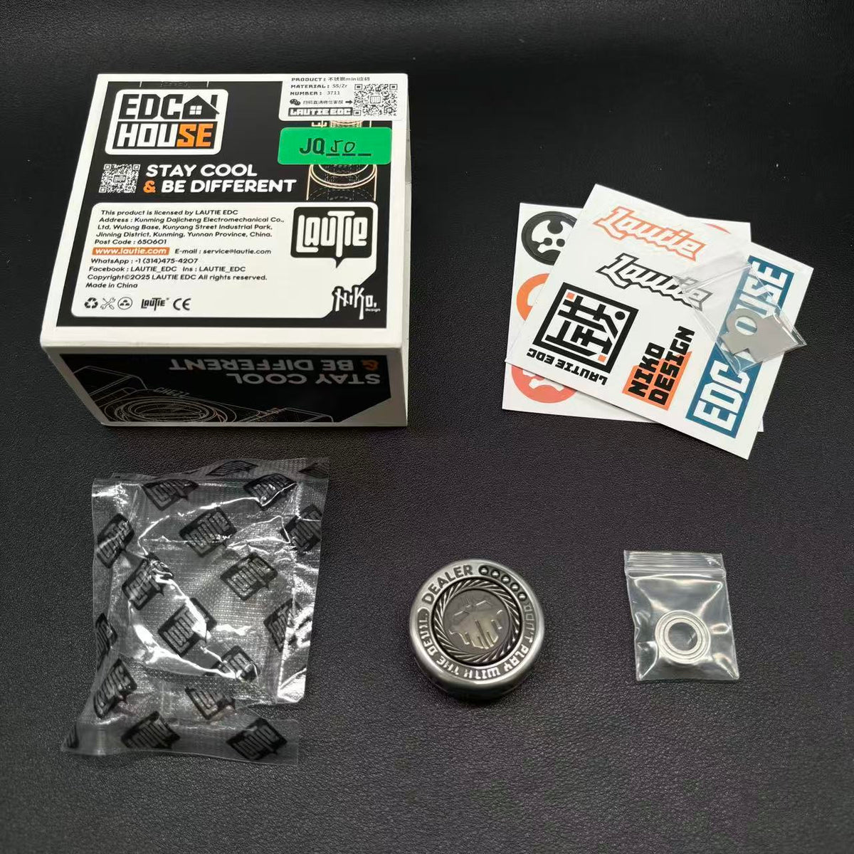 Dealer Button Stainless Steel