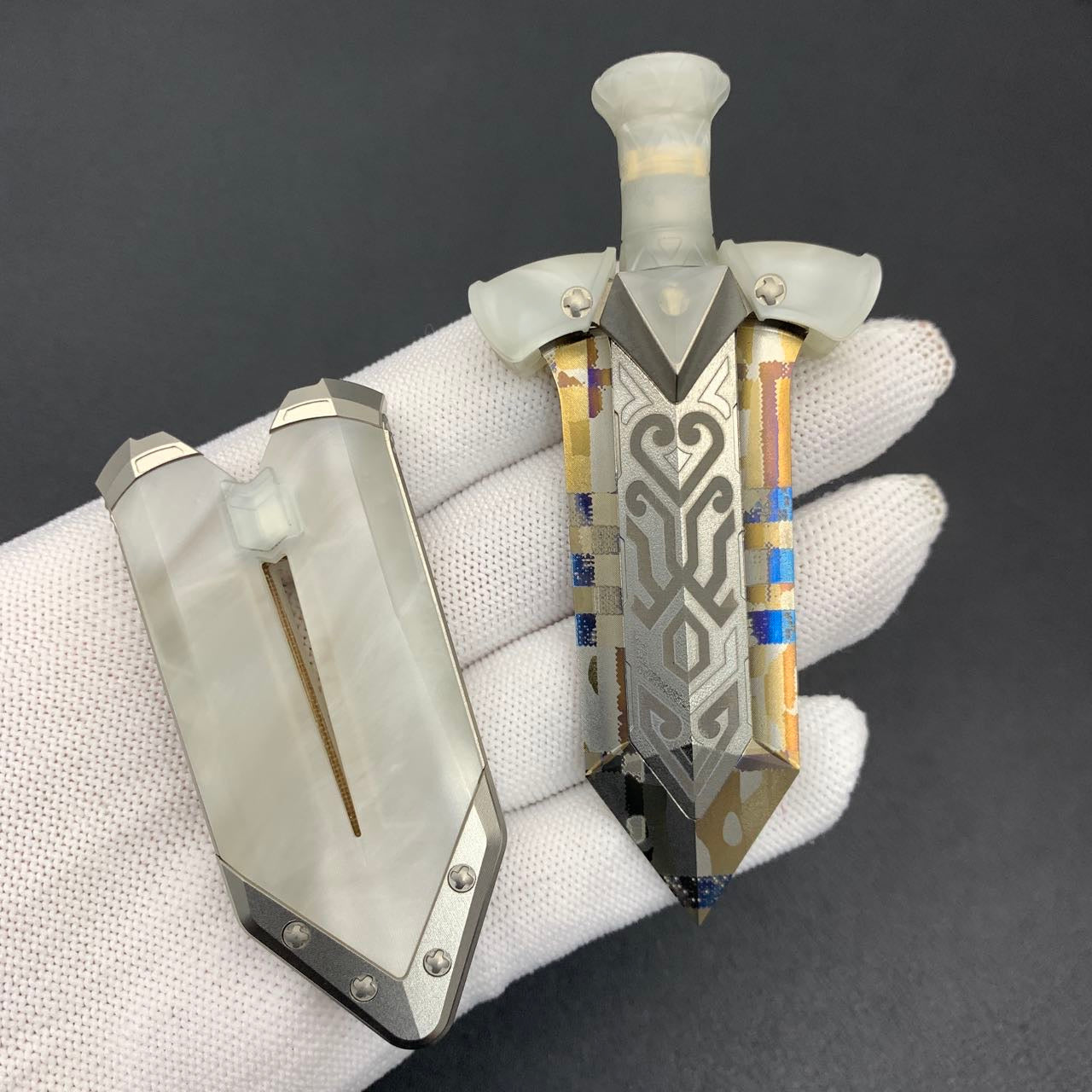 Ghost Lantern Lake Sword MOP G10