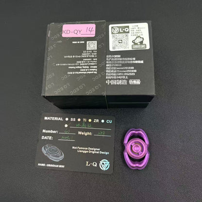 Obsidian Crystalized Crystallized Titanium Color-Anodized