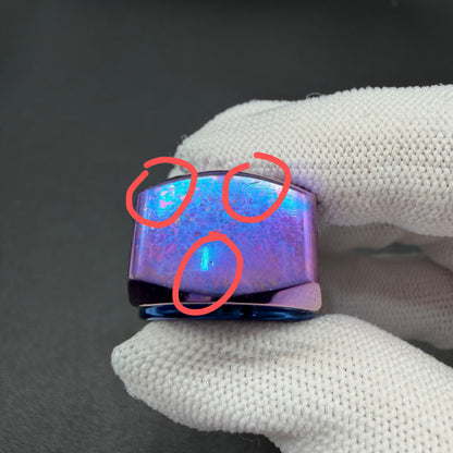 Qilin Crystallized Titanium Color-Anodized