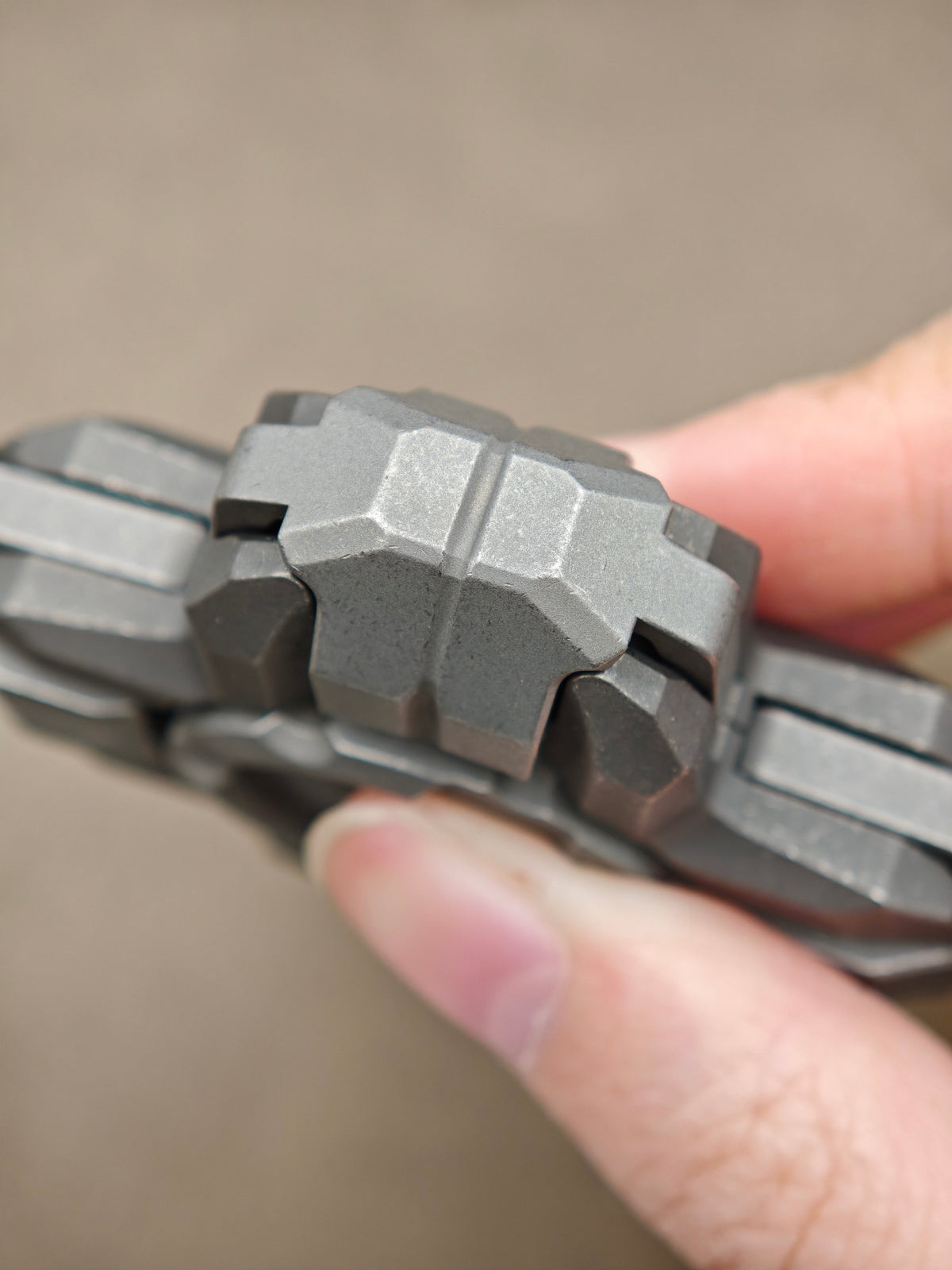 Armor Pie Shell Opening Titanium Stonewashed