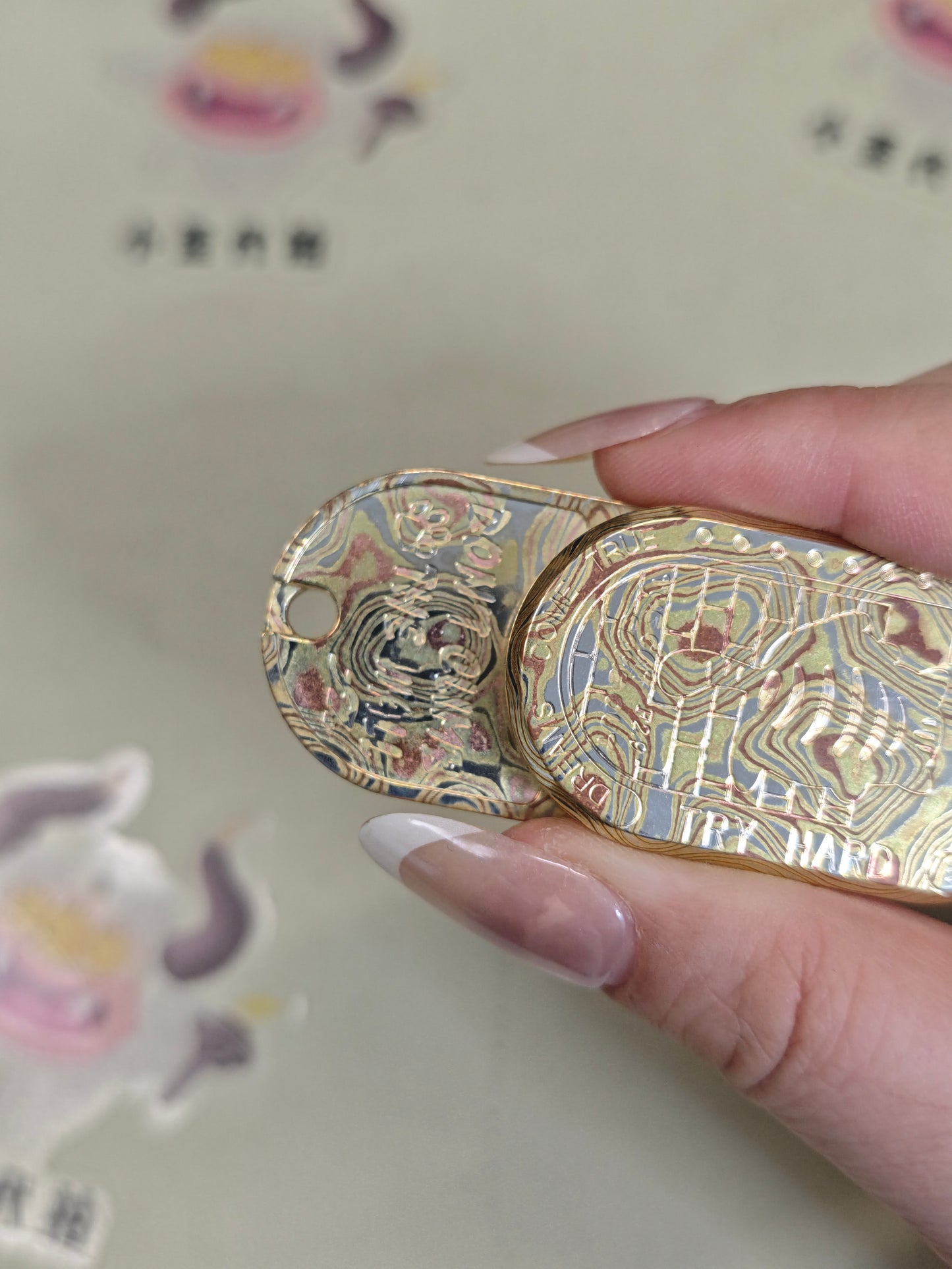 F2 Copper Mokume