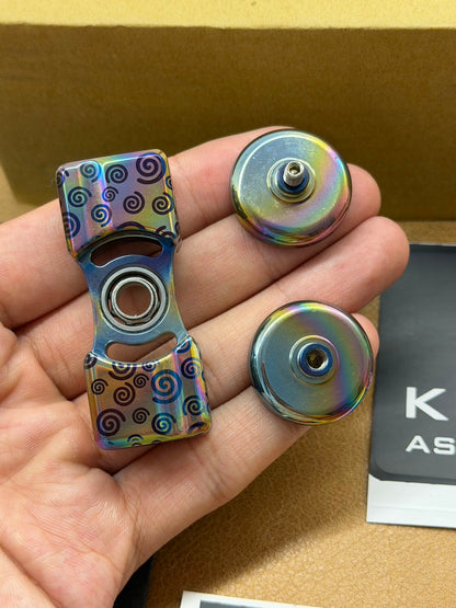 Two-Leaf Impact Titanium Color-Anodized