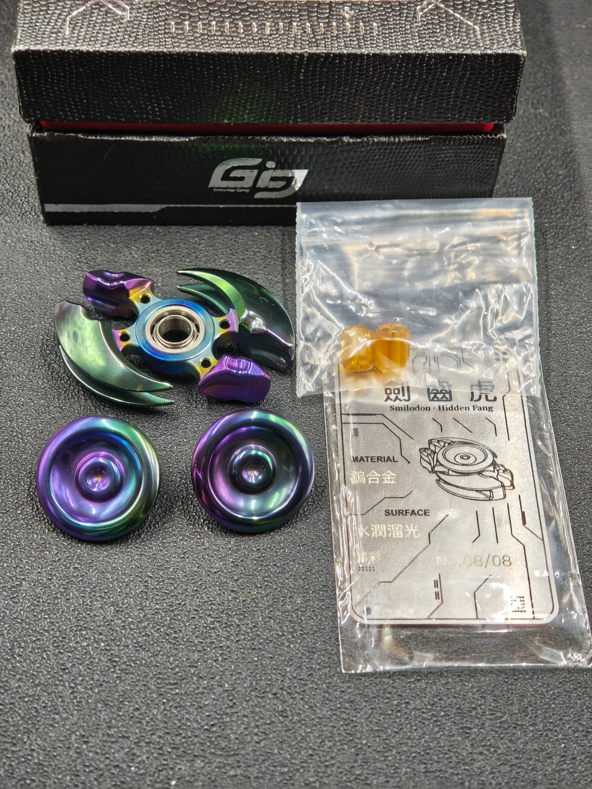 Sabertooth Tungsten Color-Anodized