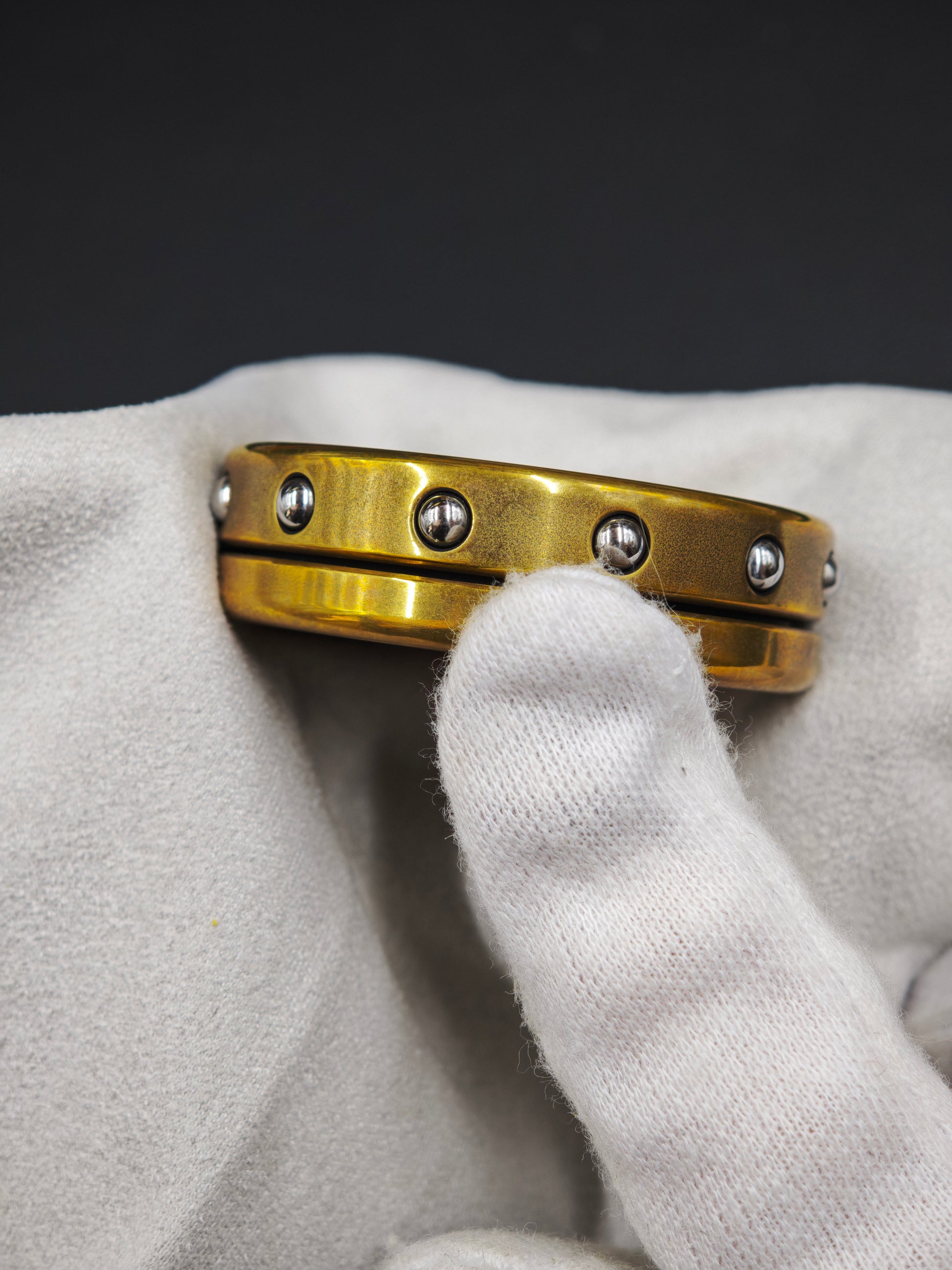 Dealer Button Brass