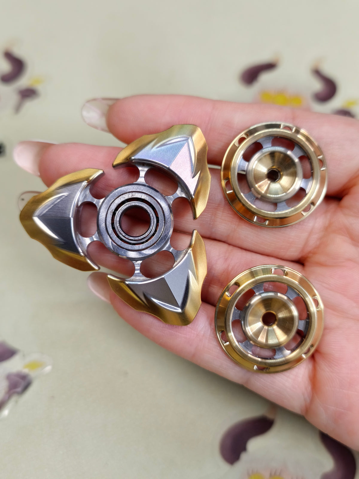 Dragon Pearl Stainless Steel Gold Plated Machine Finished