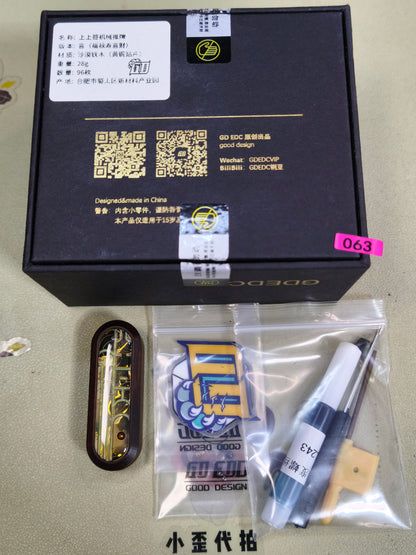 Lucky Draw Stabilized wood Resin-Sealed