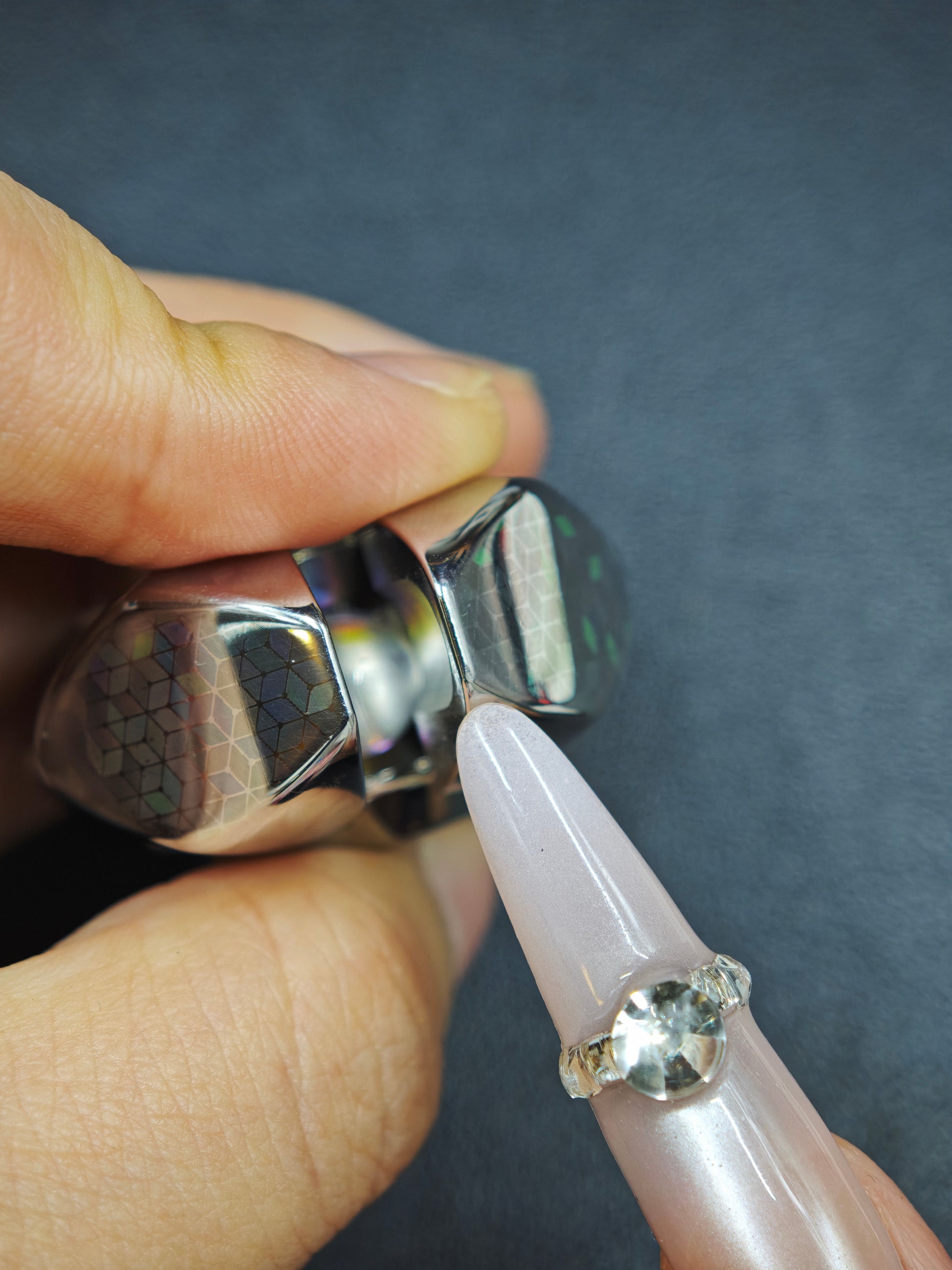 Lazer Crystalized r Stainless Steel