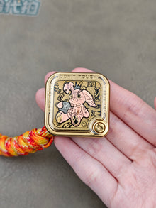 SNAP Zirconium Gold Plated Resin-Sealed