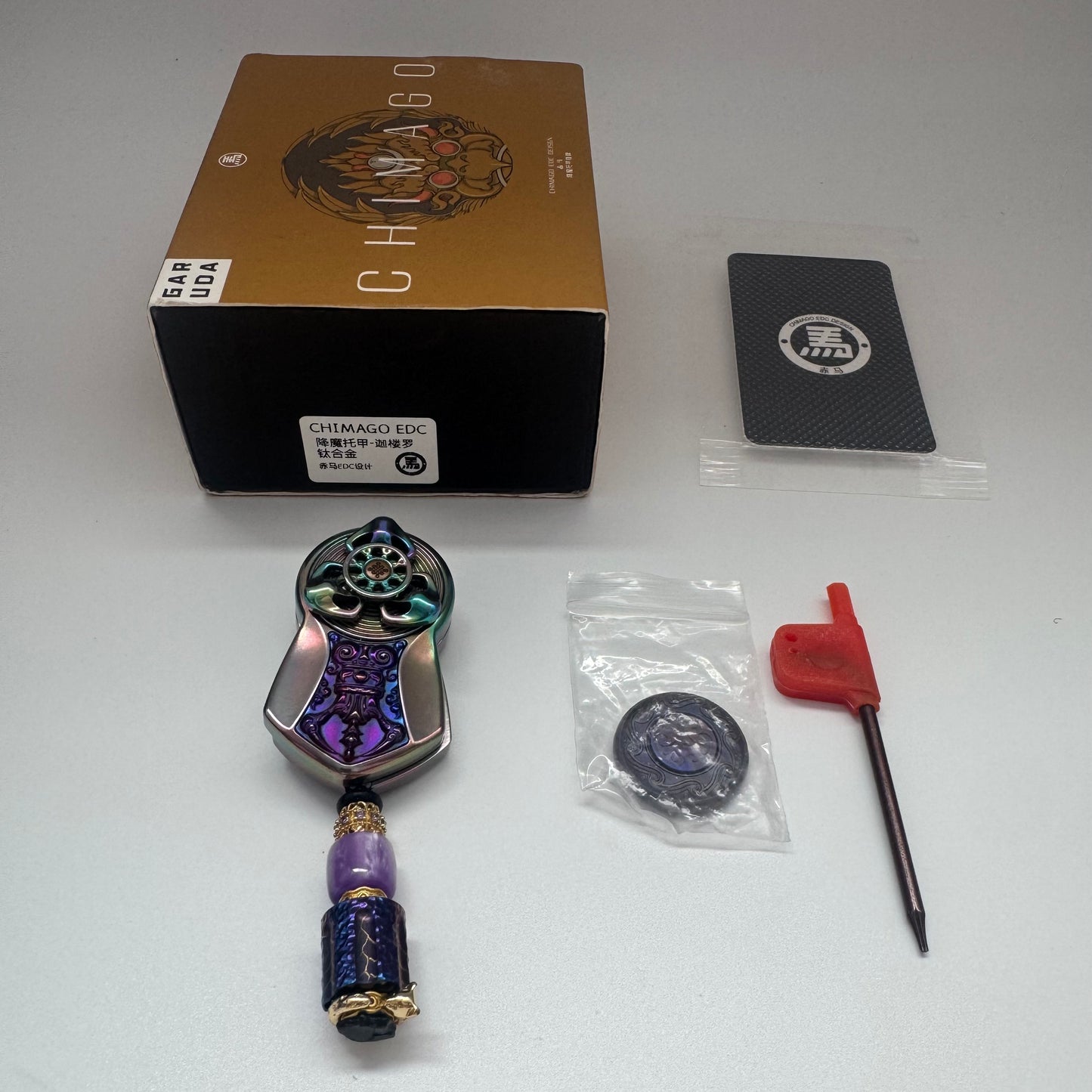 Demon Subduing Toga Tangcao Pattern Titanium