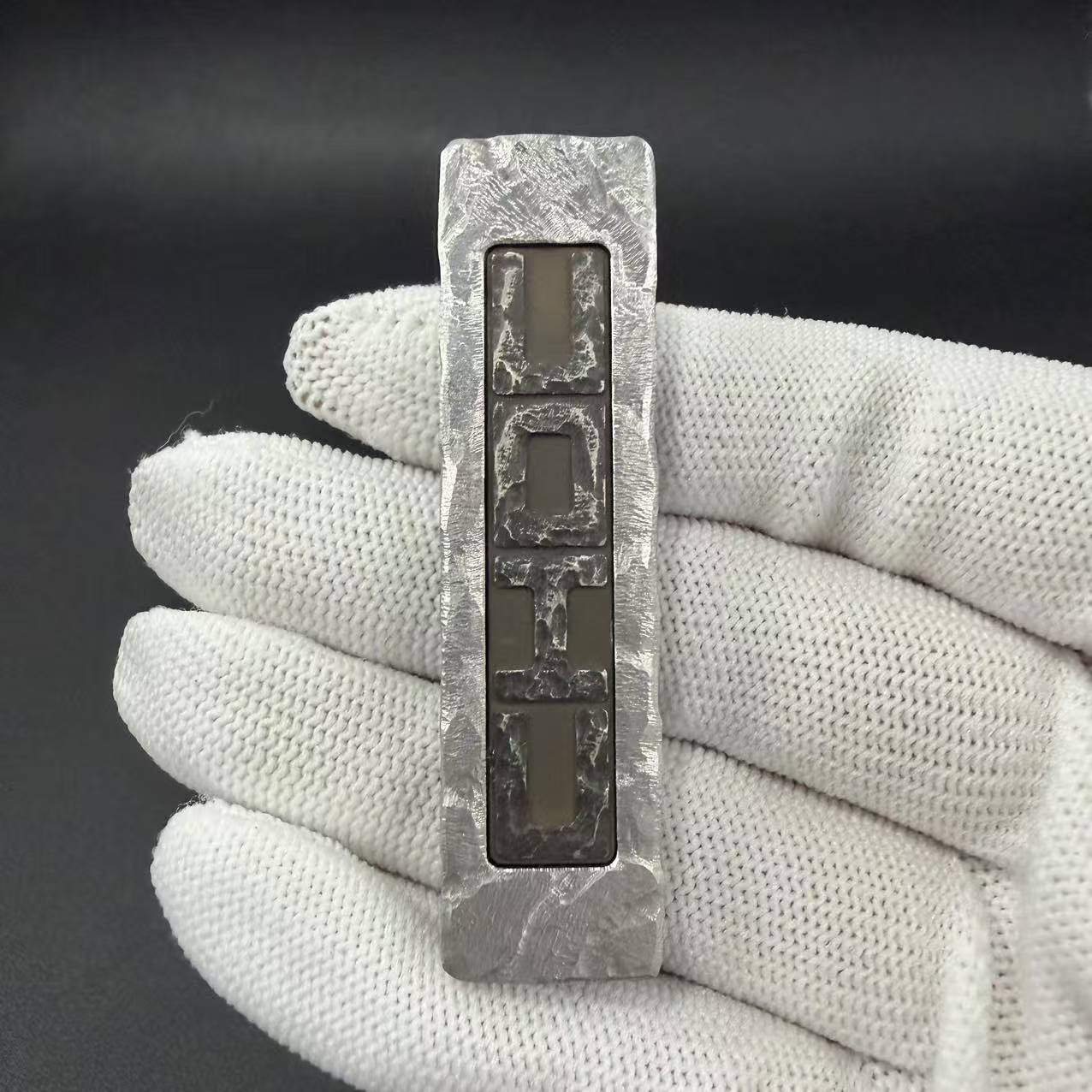 Choc Stainless Steel Stone Textured Engraved