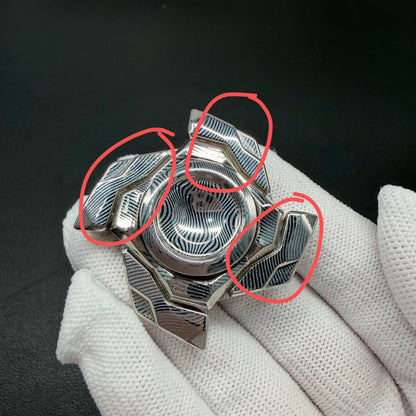 Haze Shell Opening Damasteel