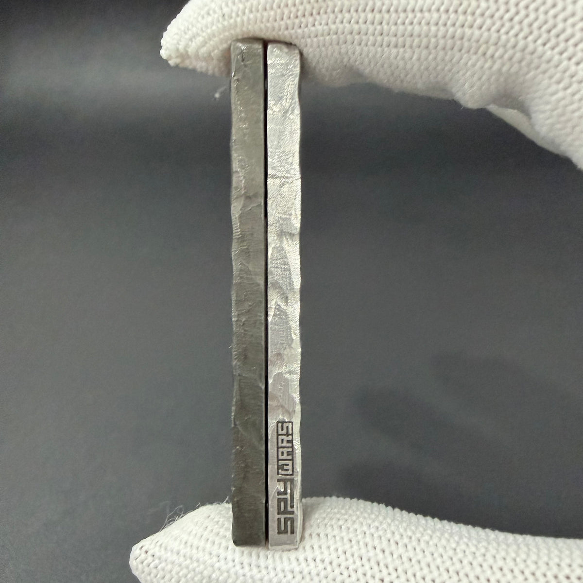 Choc Stainless Steel Stone Textured Engraved